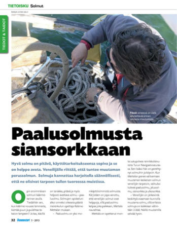 Solmut – Paalusolmusta siansorkkaan - Venemestari
