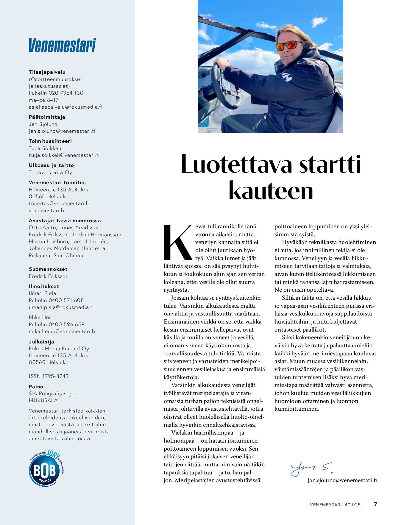 Pääkirjoitus 4/2025