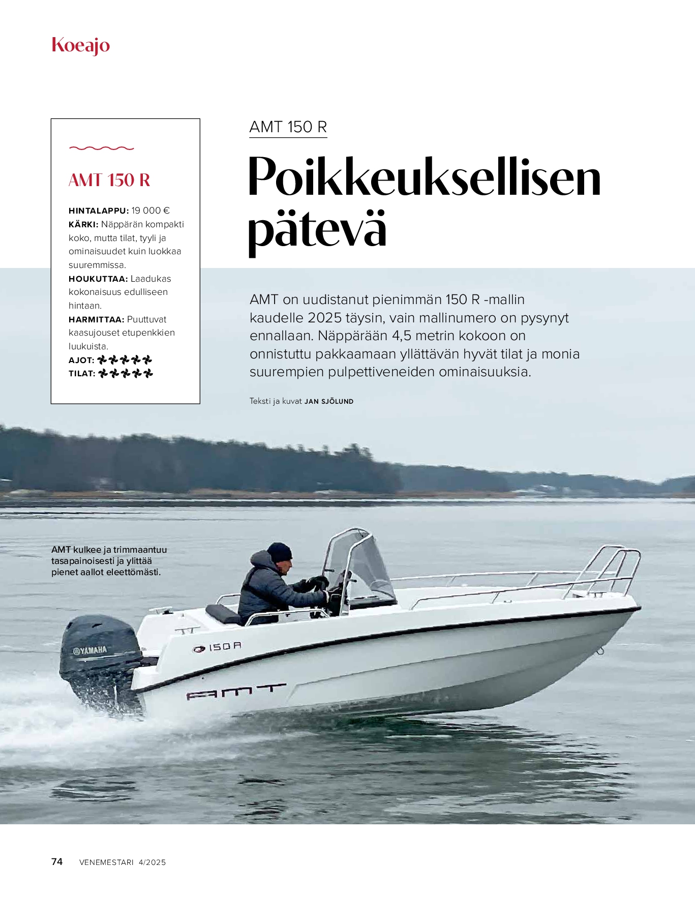 Koeajo: AMT 150 R