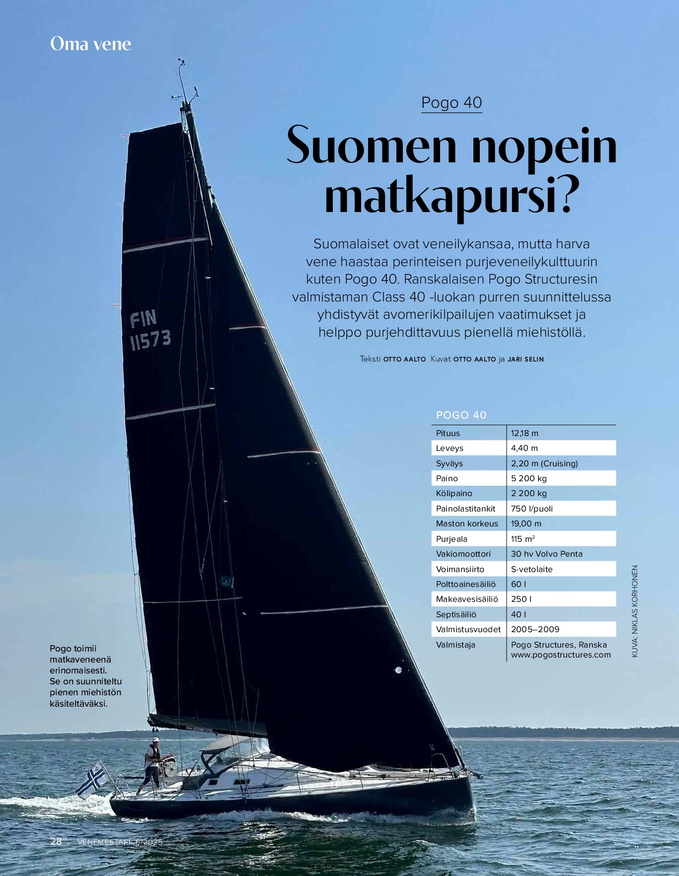 Oma veneeni: Pogo 40