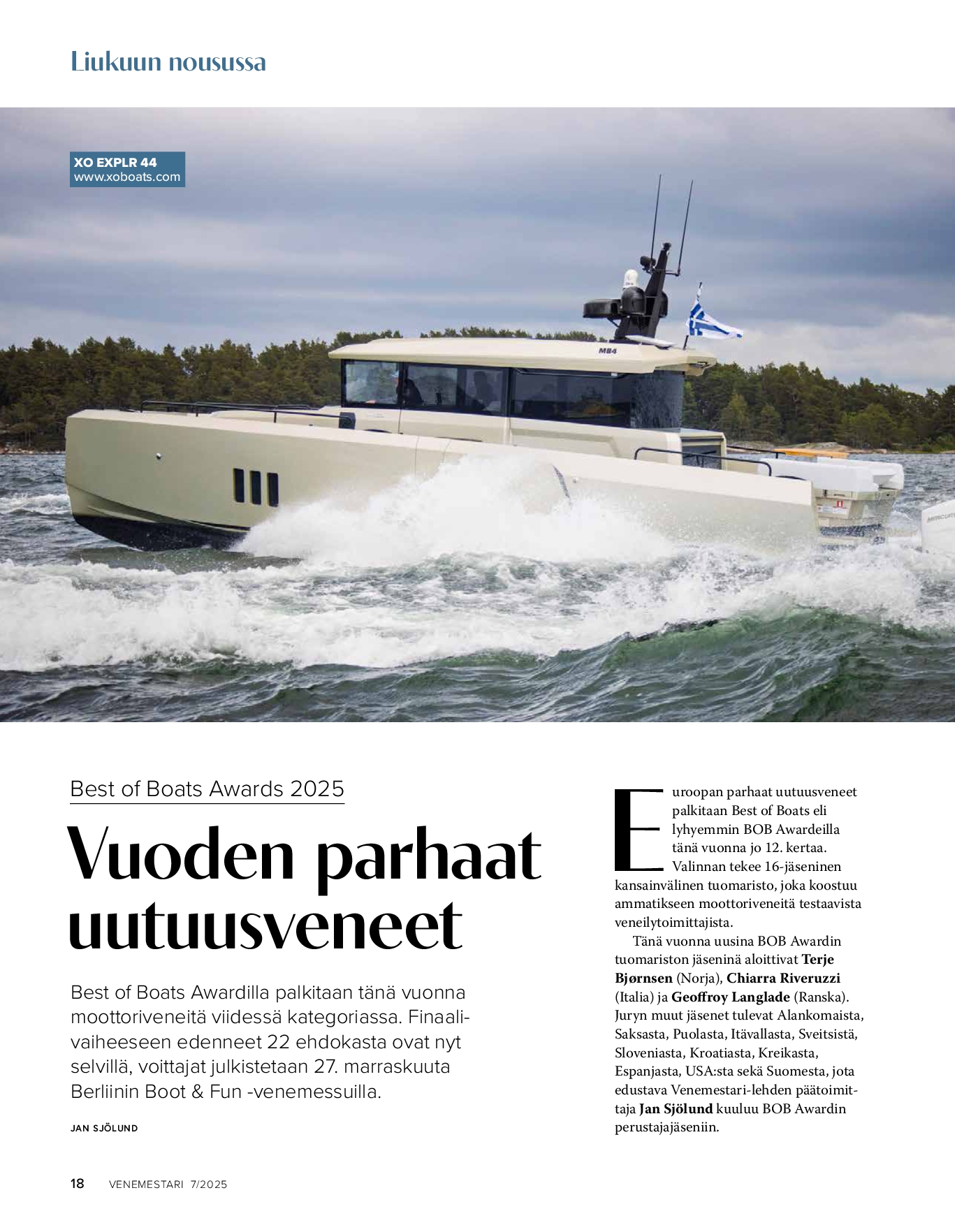 Liukuun nousussa 7/25: Best of Boats ja Uiva Flytande 2025