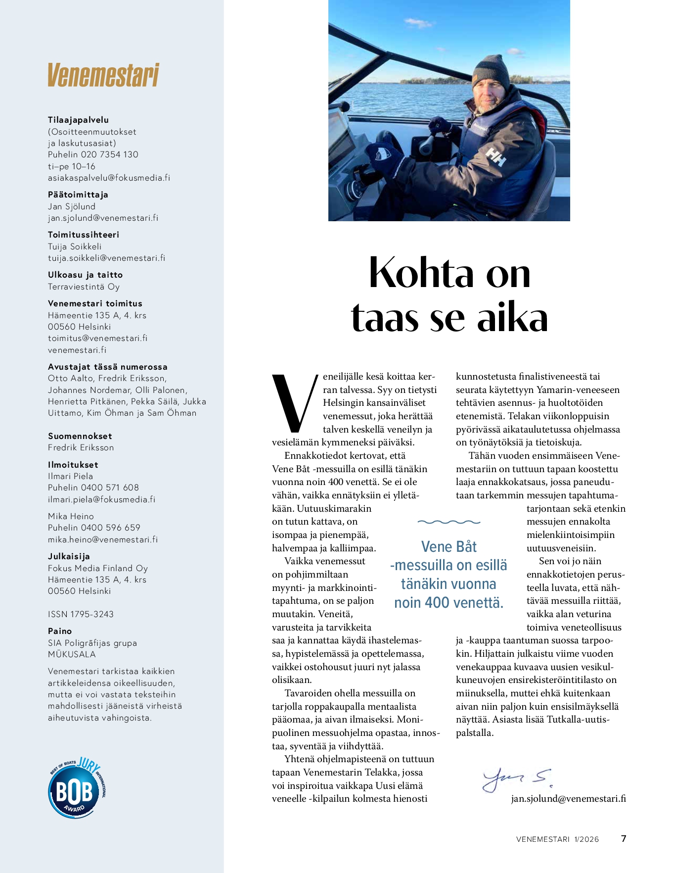 Pääkirjoitus 1/2026