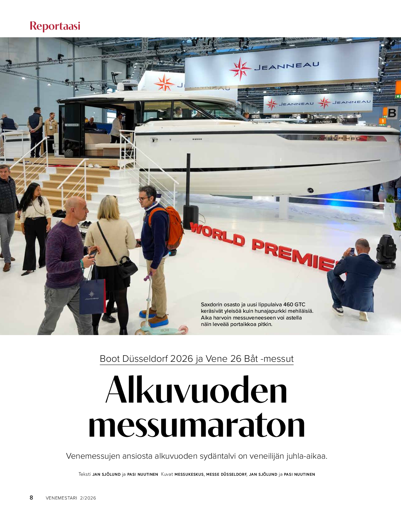 Reportaasi: Boot Düsseldorf ja Vene Båt 2026