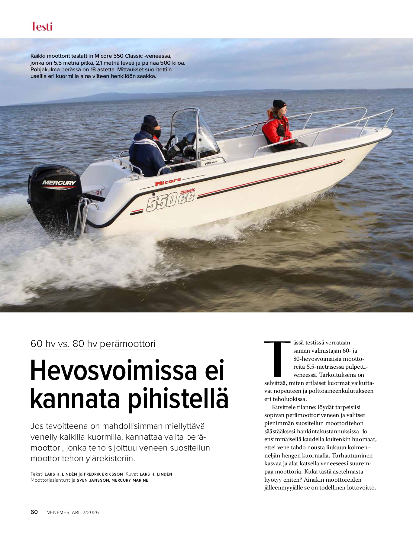Testi: 60 vs. 80 hv perämoottori