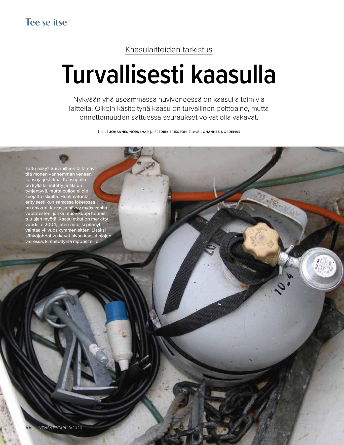 Tee se itse: kaasulaitteiden tarkistus