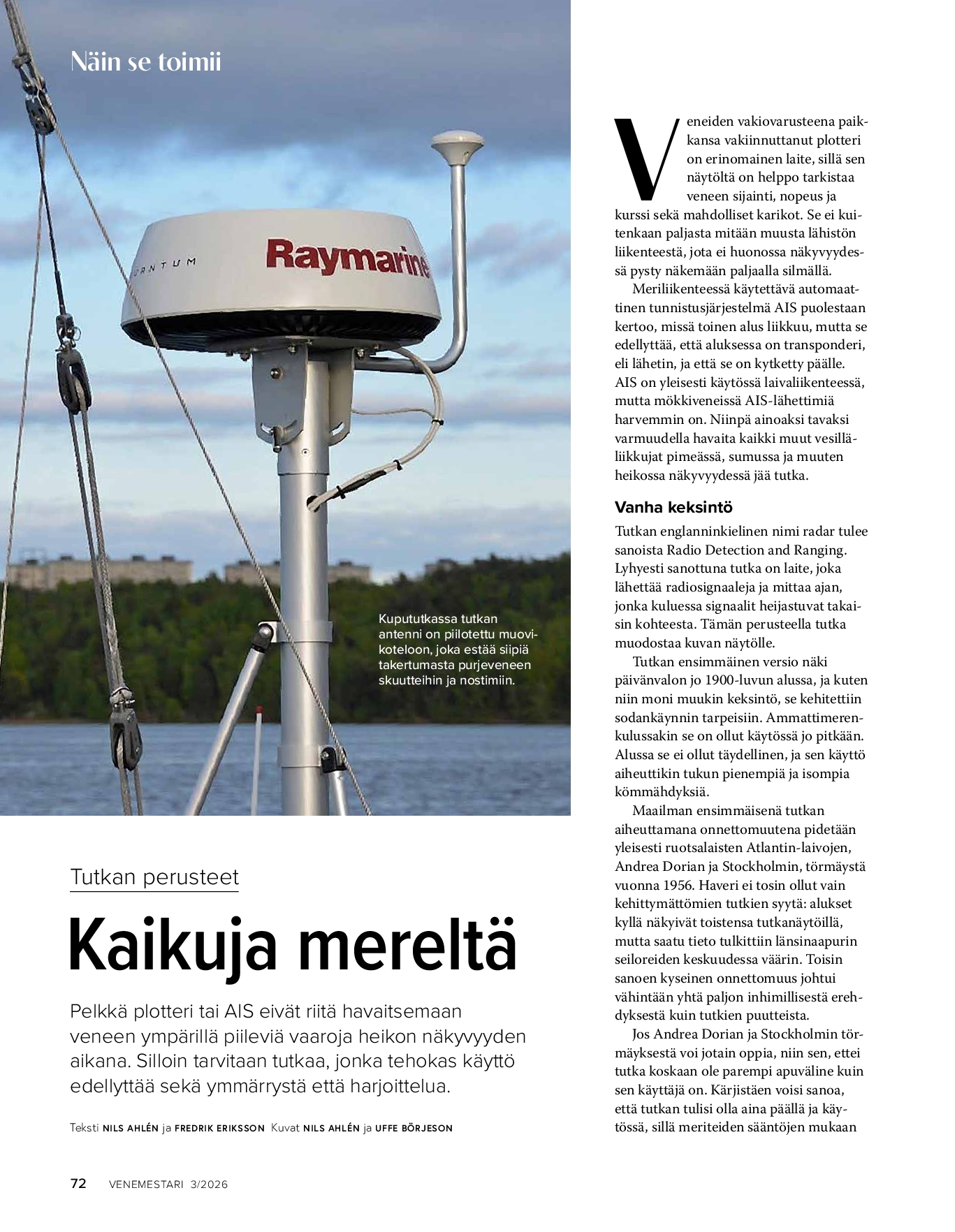 Näin se toimii: tutkan perusteet