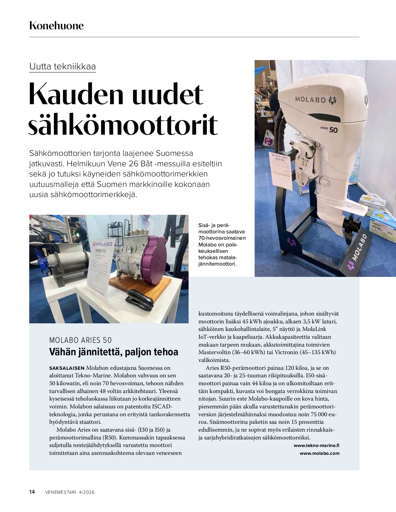 Konehuone: uutta tekniikkaa 4/26