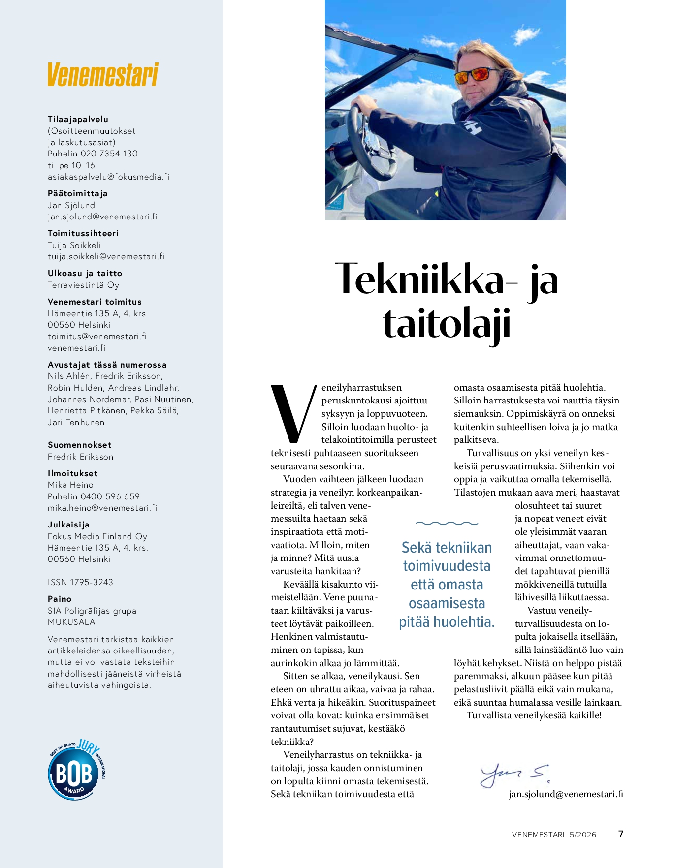 Pääkirjoitus 5/2026
