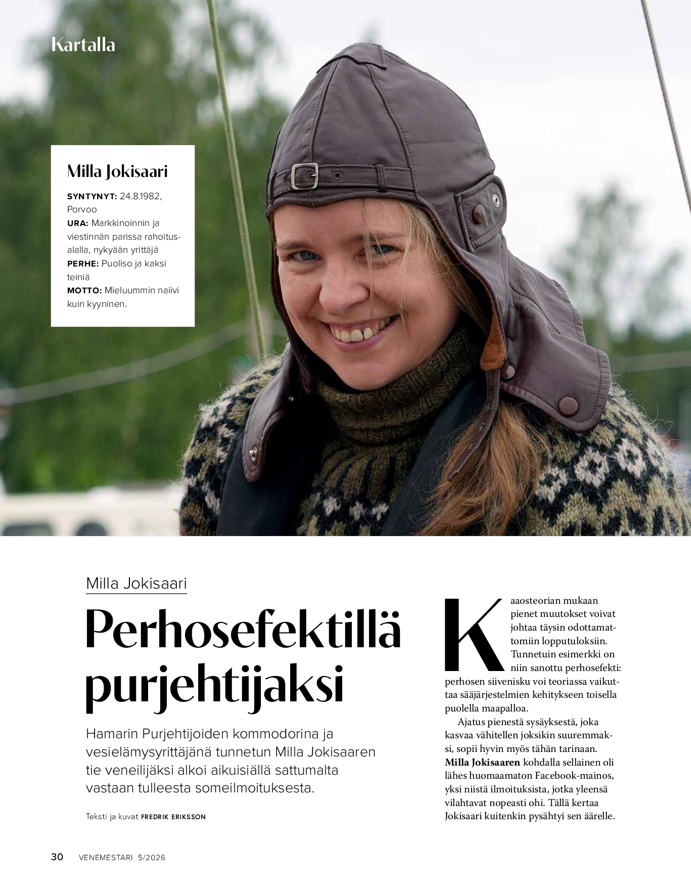 Kartalla: Milla Jokisaari